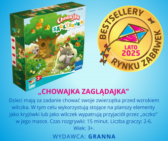 Chowajka Zaglądajka z nagrodą Bestsellery Rynku Zabawek!